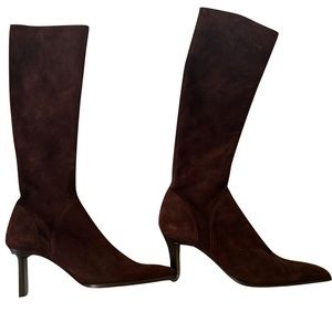 Sergio Rossi Brown Suede Boots